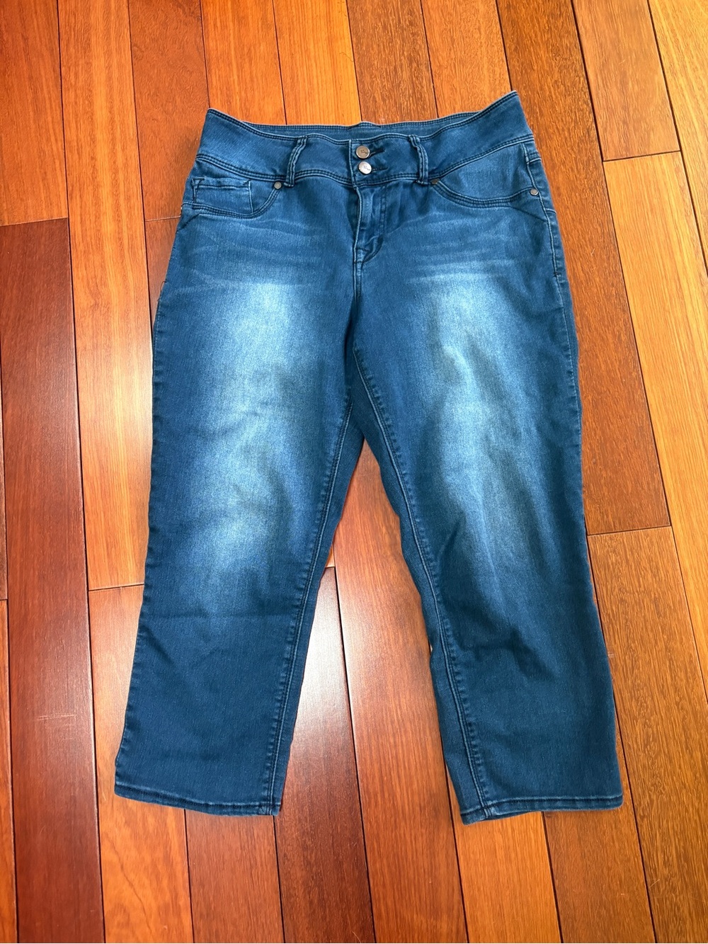 1822 Denim Dark Blue Cropped Jeans ladies size 14